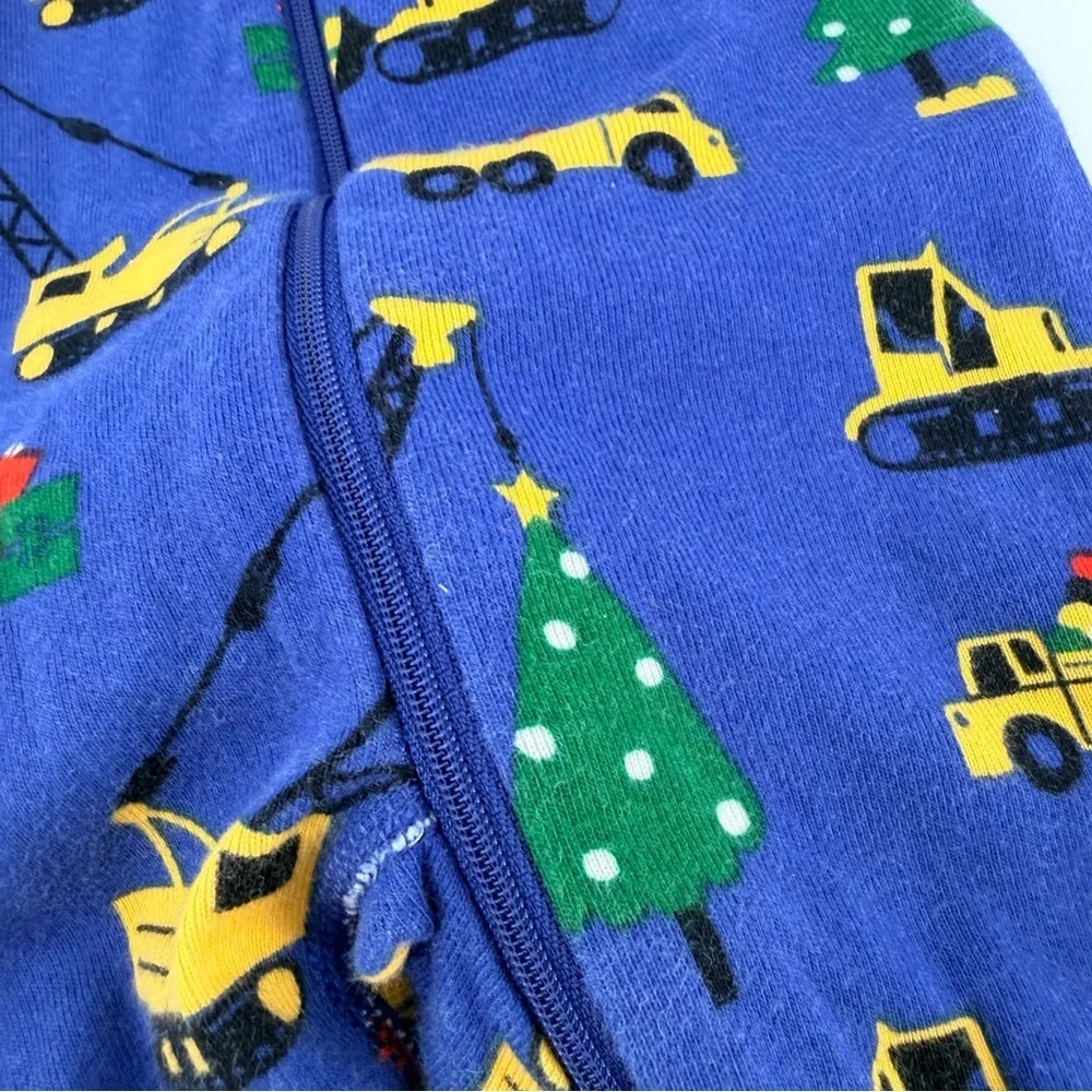 Hanna Andersson Zippy Construction Pajamas 12-18 months 75